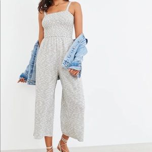 Old Navy Blue & White Striped Jumpsuit